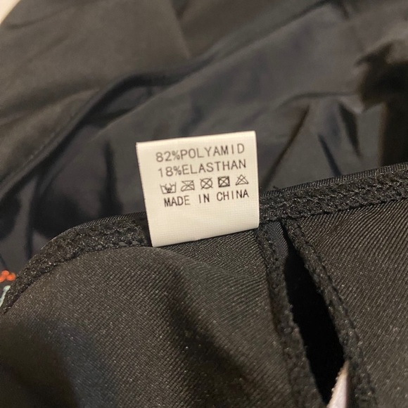 MakeMeChic Women's Cut‎ Out Contrast Trim One Piece Swimsuit Bathing Suit 2XL - Picture 9 of 10